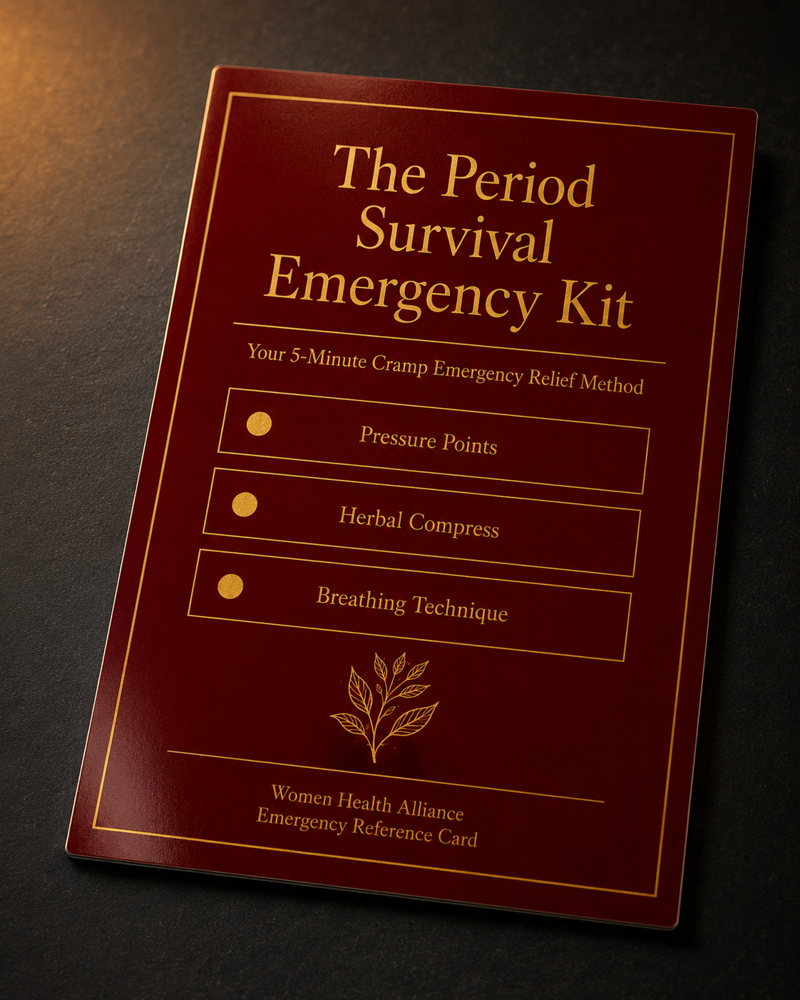 Period Survival Emergency Kit